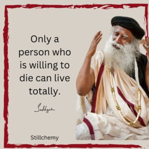 Sadhguru death book quotes
