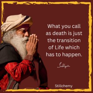 Sadhguru death book quotes