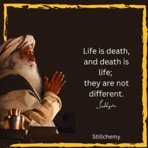 Sadhguru death book quotes